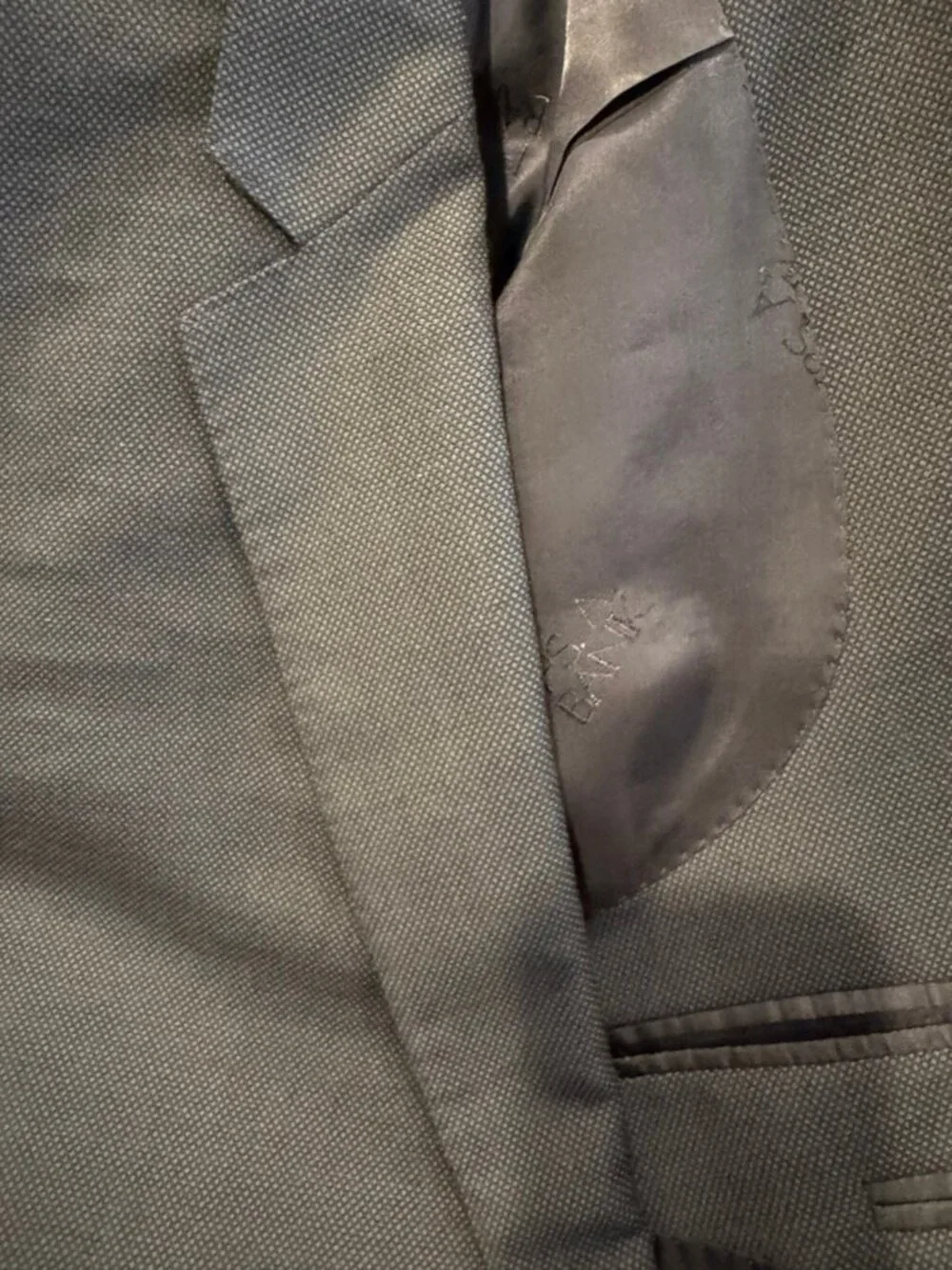 Jos A Bank Signature Blazer Men’s 50R 100% Wool Navy Blue Sport Coat EUC